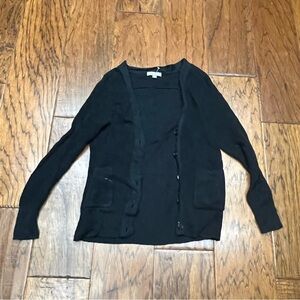 J crew women’s black cardigan